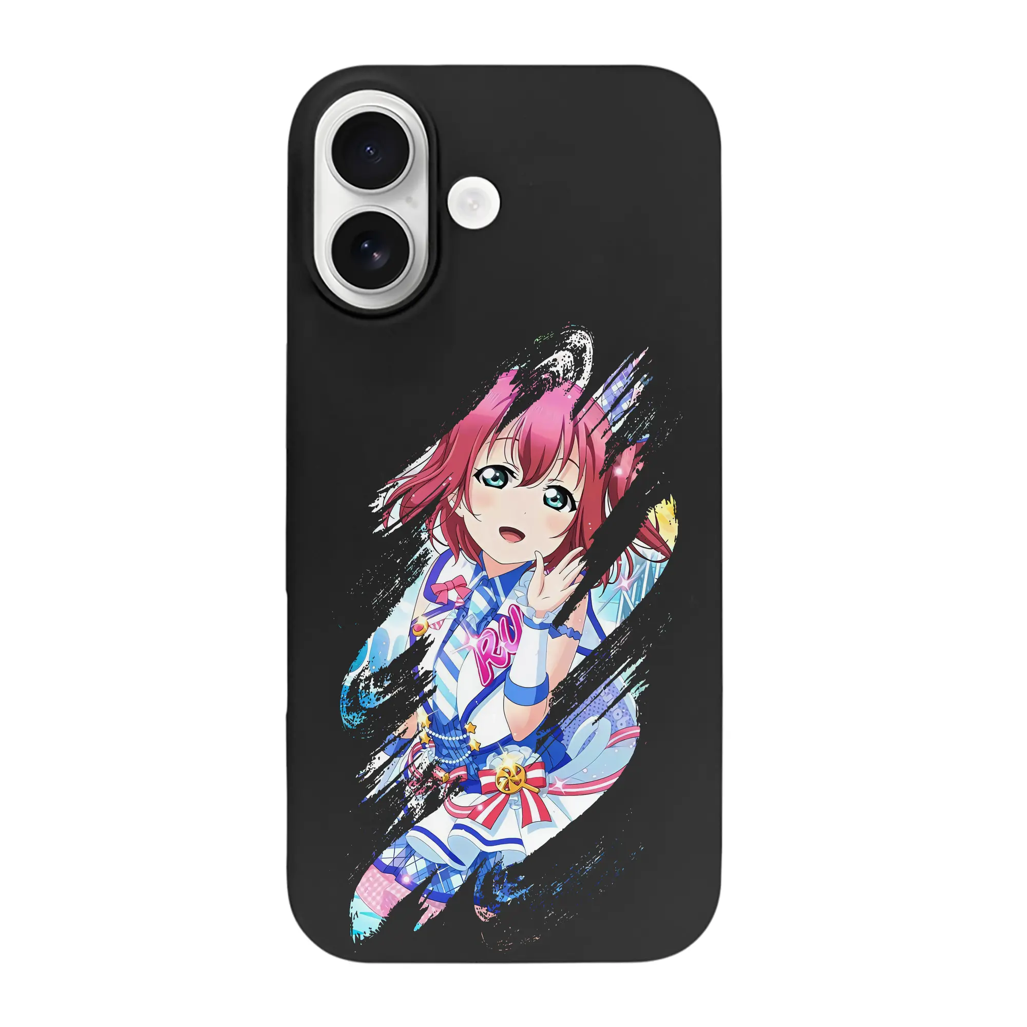 Love Live! グッズ,黒澤ルビィ - iPhone 17 シリーズ シリコンケース 薄型 耐衝撃 指紋防止 ソフトタッチカバー 精密フィット 傷防止 保護ケース iPhone 17/17 Air/17 Pro/17 Pro Max 対応